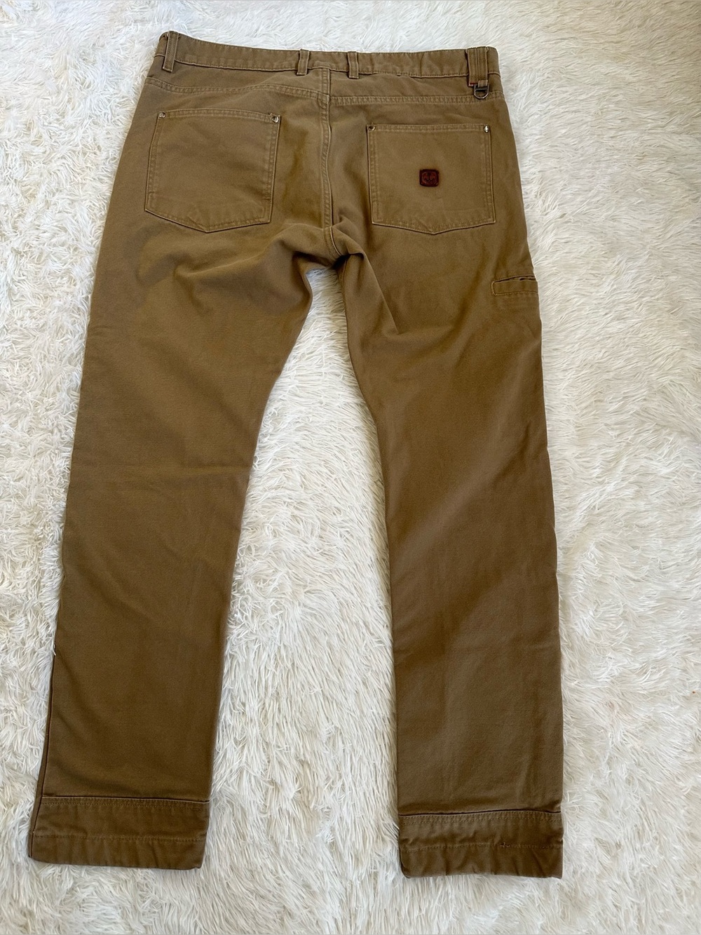 Iron & Resin Double Knee Journeyman Pants Mens 36  Canvas Carpenter workwear - Picture 3 of 14